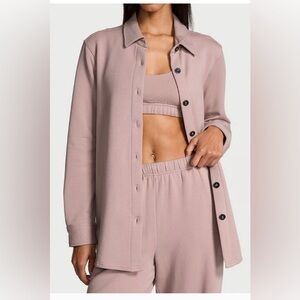 Victoria's Secret Mauve Fleece Sleep Shirt